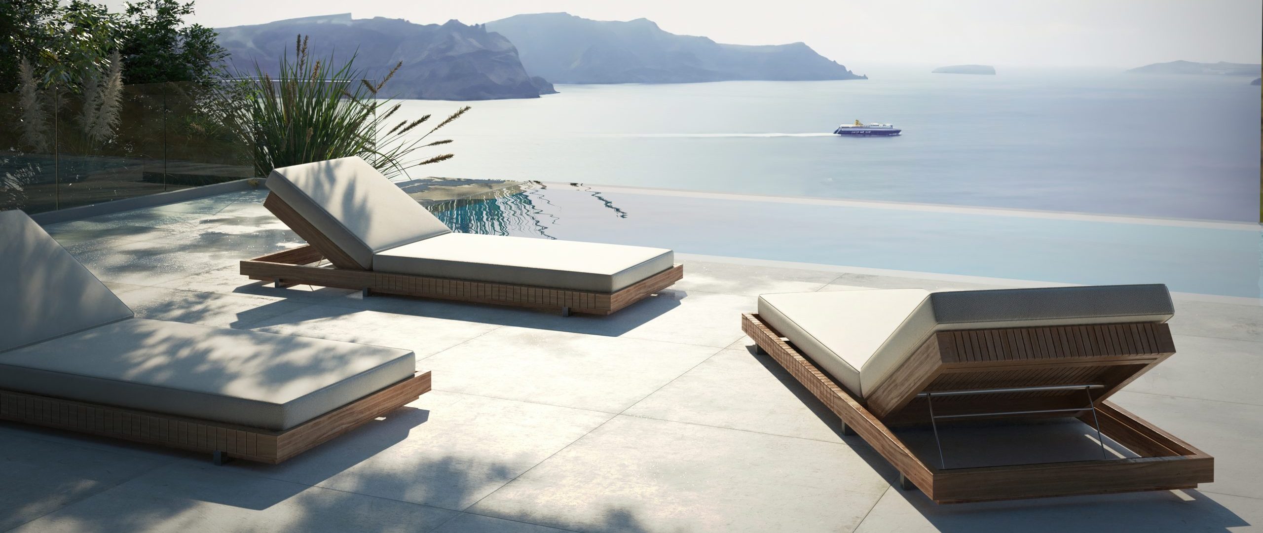 Capri lounge chair terrazza sul mare