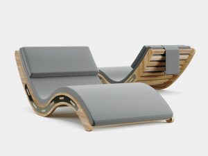 Dune outdoor lounge chair